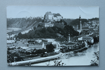 AK Burghausen a d Salzach / 1930 / Foto Karte / Ortsansicht